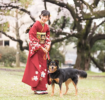 愛犬と一緒に思い出の1枚を！