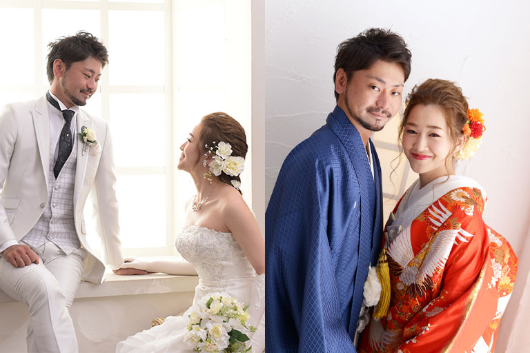 フォトウェディング・結婚式前撮り 和装＆洋装プラン