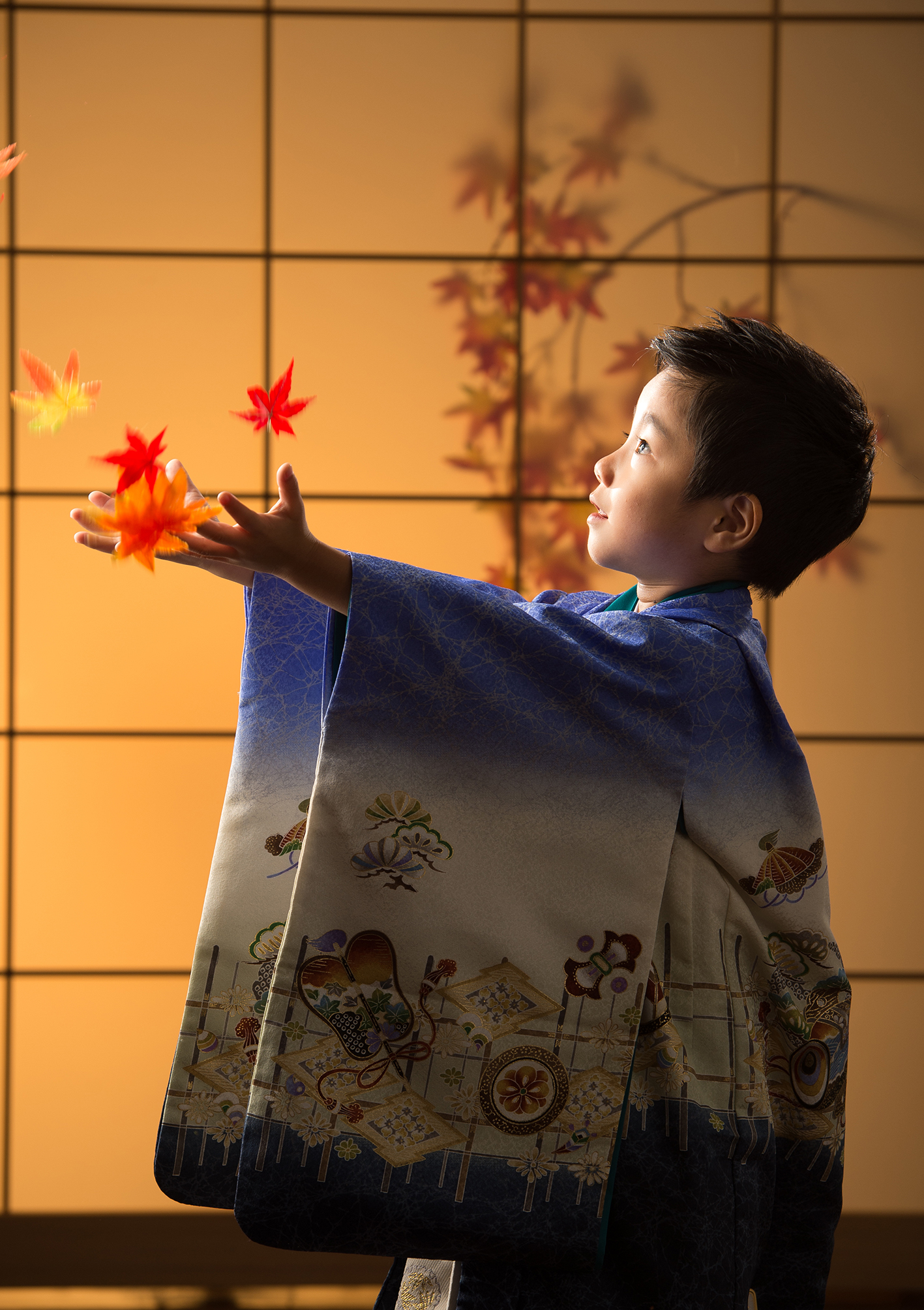 七五三,紅葉