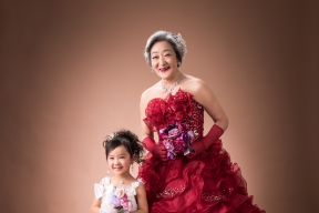 【ブログ】七五三と還暦祝い！おばあちゃんと一緒にドレス姿で！